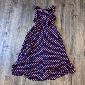 Isabel Striped Maternity Dress-M